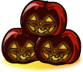 かぼちゃのランタン３個組