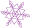 雪の結晶紫アイコン