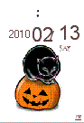 ハロウィン5・かぼちゃと黒猫