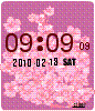 桜のイラストブログパーツ